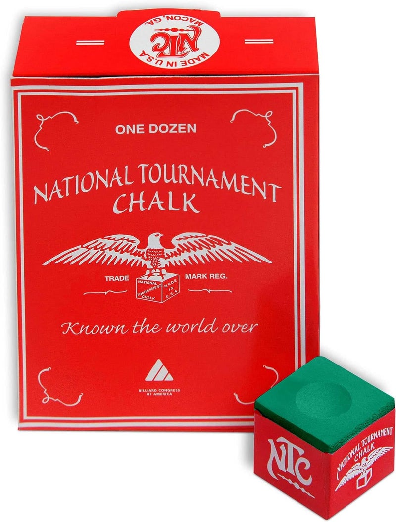Silver Cup National Tournament Pool cue Billiard Premium Chalk - ONE Dozen - Image 4
